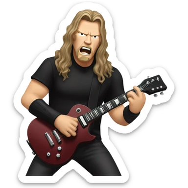 James hetfield  sticker
