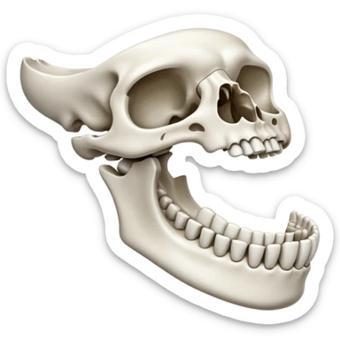 jaw bone sticker