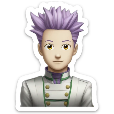 Hisoka morrow from hxh sticker