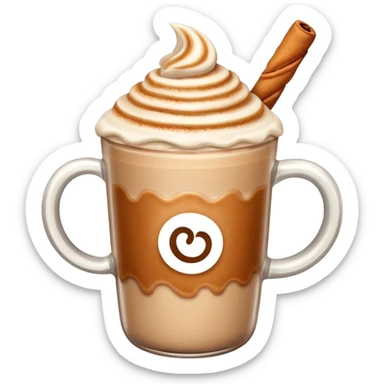 churro latte sticker
