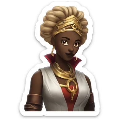 "Technomancy is the use of magic or mystical powers to control and manipulate technology” + "It's kind of like cyberpunk magic or how in some games, characters hack into systems using magic." 🖥️⚡🧙‍♂️ Make a ancient vampire technomancy goddess sticker