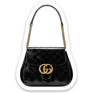 Gucci-bag-black-patent sticker