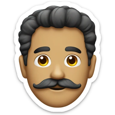 juan bigote sticker