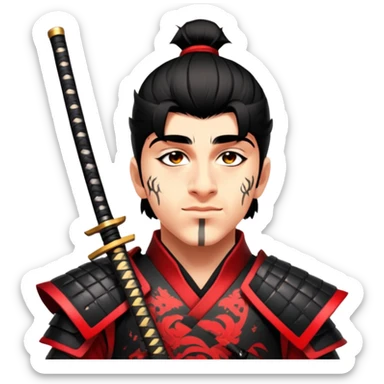 Daring Samurai sticker