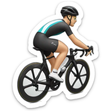 cycliste sticker