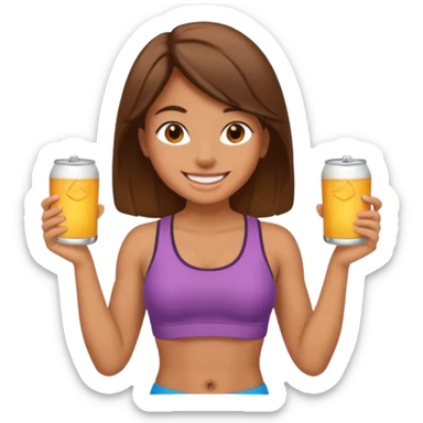 Girl and I like extension that has a six pack sticker