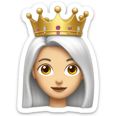 Crown miss  sticker