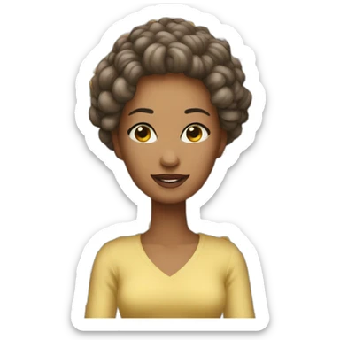 beautiful cray lady sticker