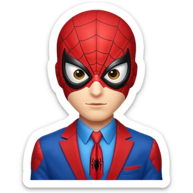 Make spiderman sticker