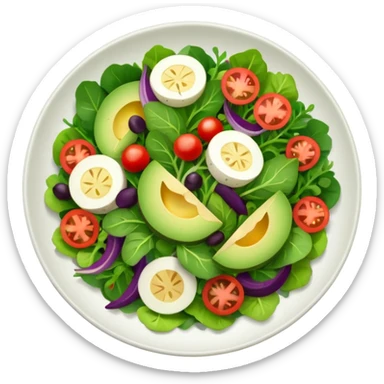 vegetarian salad sticker