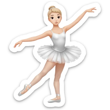 WOMAN BALLET DANCER sticker