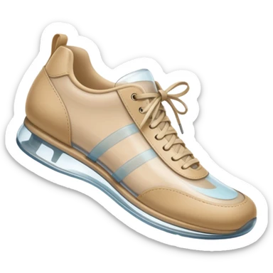 a shoe with a foot inside, stepping and showing a clear shoe print below. and leg with motion line







 sticker