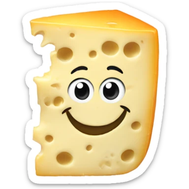 Frozen cheese sticker