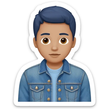 jeans jacket sticker