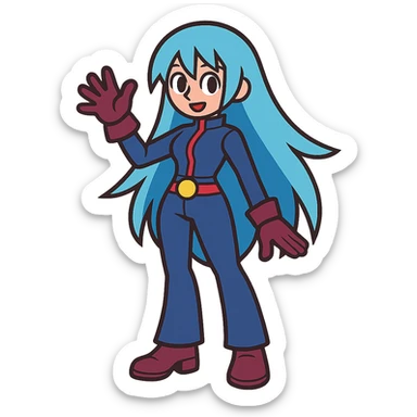Kula Diamond from King of Fighters sticker