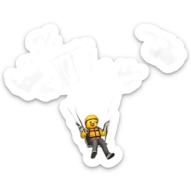 parapente acrobatique sticker
