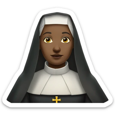 nun of the Crimean War sticker