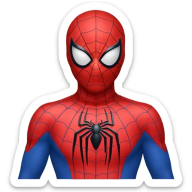 Make spiderman sticker
