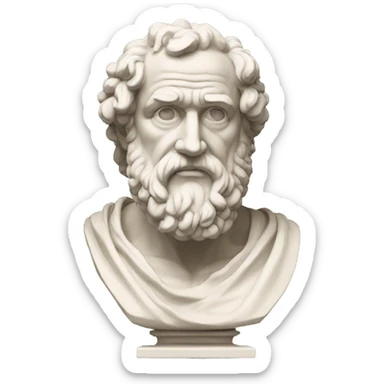bust plato sticker