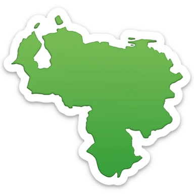 mapa de venezuela sticker