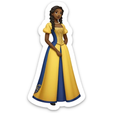 Beauty and the beast sticker