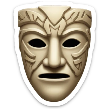 Therian mask sticker