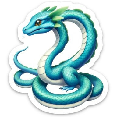 Seviper-Dragonair-Dratini-hybrid, full body, sticker