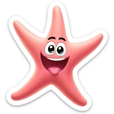 Twerking Patrick Starfish sticker
