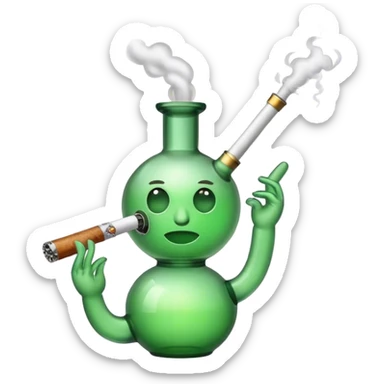 Bong hit sticker