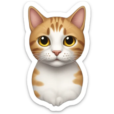 cat with tatttoo sticker