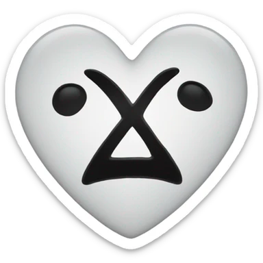 A black heart with the word desmond written on it sticker