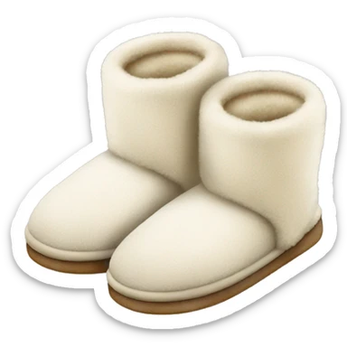 cozy slippers uggs sticker