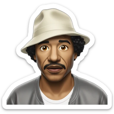 Menace Santana french rap sticker