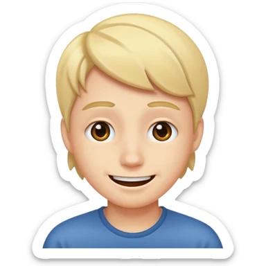 Embarrassment with a smile sticker