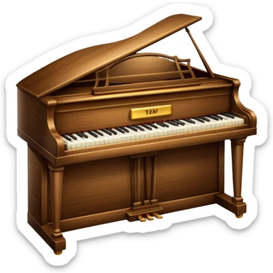 Piano sticker