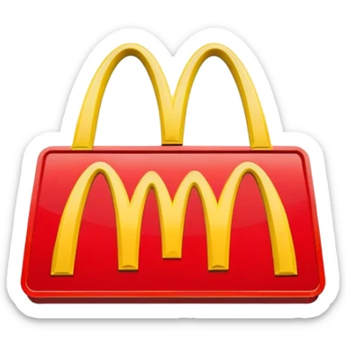 Mcdonalds sticker