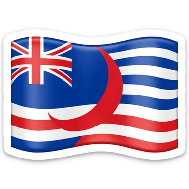 Make a emoji flag of tokushima (district of Japan) sticker