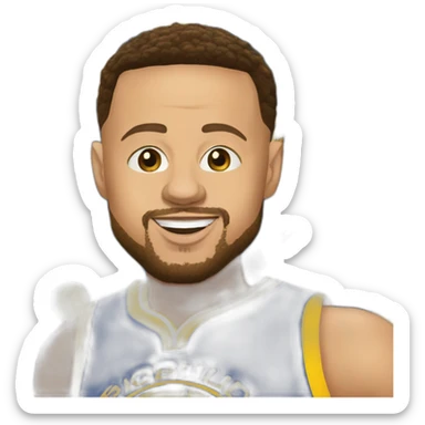 stephen curry night night sticker