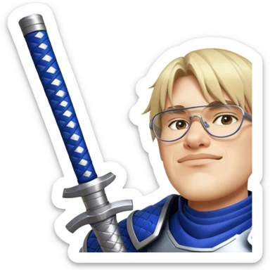 Steadfast Samurai sticker