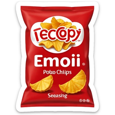 Spicy chips sticker