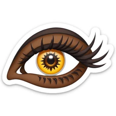 Make a logo with a lash side in the Iranian style and make the logo cool. sticker