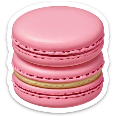 Rosa Pastell Macaron  sticker
