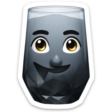 black diamond tumbler sticker