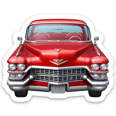 auto antiguo cadillac sticker