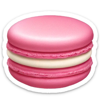 Pink macaron  sticker