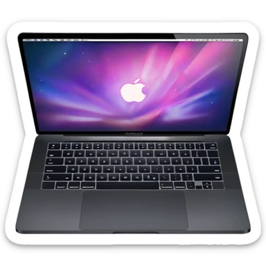 MacBook m4 pro max black 16 inch sticker