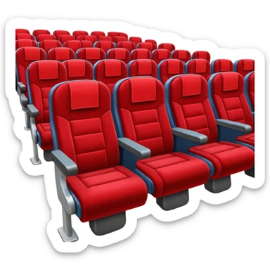gangway seat auditorium sticker