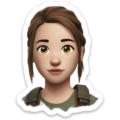 The last of us Ellie sticker