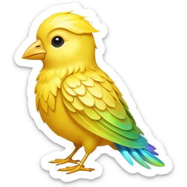 Cosmic canary sticker