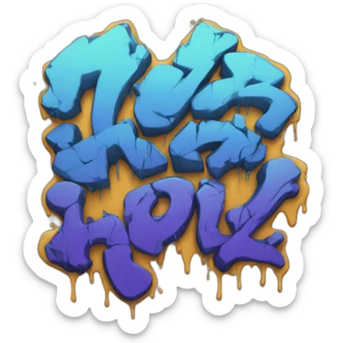 Graffiti sticker